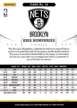 2012-13 Hoops - 010 | Kris Humphries