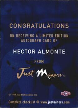 Almonte, Hector - 1999 Just Minors