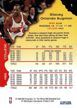 1996-97 Hoops - 001 | Stacey Augmon
