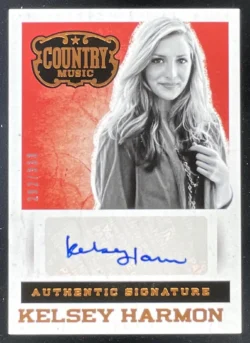 Kelsey Harmon | 2014 Panini Country Music Signatures #S-KH Autograph Auto SN