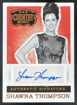Shawna Thompson | 2014 Panini Country Music Signatures #S-ST Autograph Auto SN