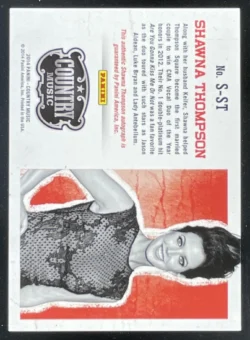 Shawna Thompson | 2014 Panini Country Music Signatures #S-ST Autograph Auto SN