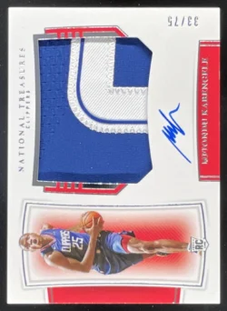 Mfiondu Kabengele | 2019 National Treasures Patch Horizontal #109 RC Auto SN