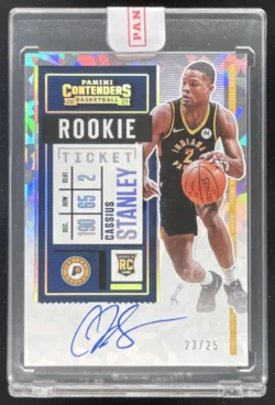 Cassius Stanley | 2020-21 Panini Contenders Cracked Ice Ticket #132 RC Auto SN