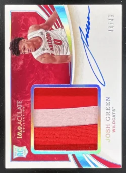 Josh Green | 2020 Immaculate Collection Collegiate Premium Patches RC Auto SN