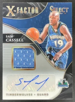 Sam Cassell | 2020 Panini Select X Factor Memorabilia Signatures #XF-SCL Auto SN
