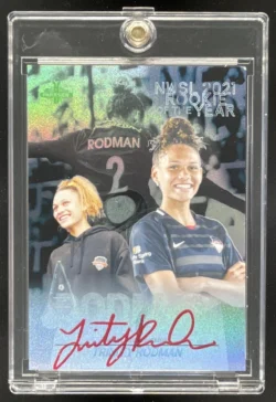 Trinity Rodman | 2021 Parkside NWSL Rookie of the Year Autograph Red Ink Auto SN