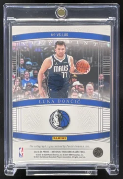 Luka Doncic  | 2023 National Treasures Viewpoint Emerald #VS-LUK Autograph Auto SN