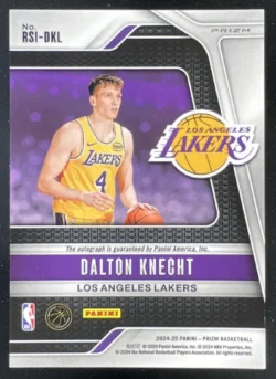 Dalton Knecht | 2024 Panini Prizm Rookie Signatures Choice Prizm #RSI-DKL RC Auto