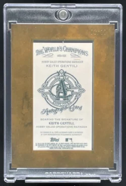Keith Gentili | 2024 Topps Allen Ginter Mini Employee Autographs #MEA-KGE Auto SN