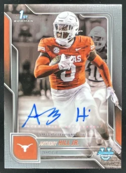 Anthony Hill Jr. | 2025 Bowman Chrome University Prospect Autograph #BCA-AHJ Auto