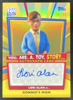 Lori Alan | 2025 Topps 30 Years of Toy Story Gold #YRT-LA as Bonnie's Mom Auto SN
