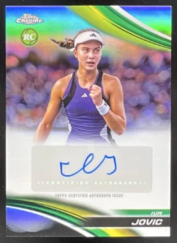 Iva Jovic | 2025 Topps Chrome Autographs Refractor #CA-IJC Auto