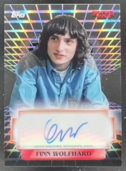 Finn Wolfhard | 2025 Topps High Tek Stranger Things #A-FW Autograph Auto