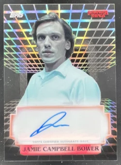 Jamie Campbell Bower | 2025 Topps High Tek Stranger Things #A-JCB Auto