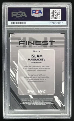 Islam Makhachev | 2025 Topps UFC Finest The Finest Black #TFA-IM Auto SN
