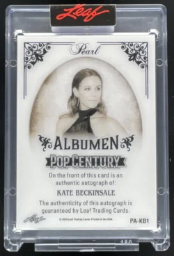 Kate Beckinsale | 2026 Leaf Metal Century Pearl Albumen Green Spectrum Auto SN