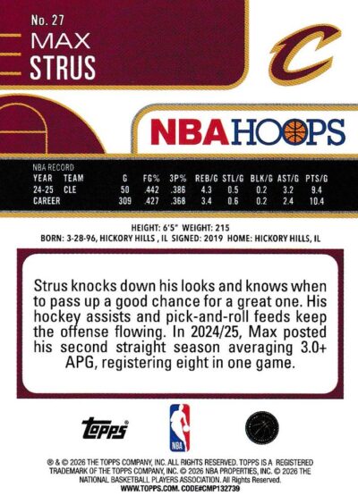 2025-26 Hoops - 027 | Max Strus