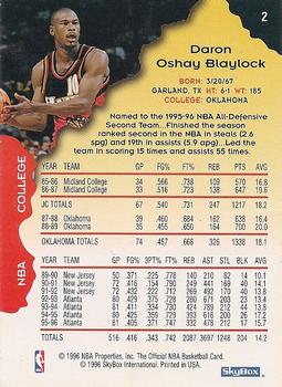 1996-97 Hoops - 002 | Mookie Blaylock