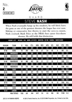 2013-14 Hoops - 002 | Steve Nash