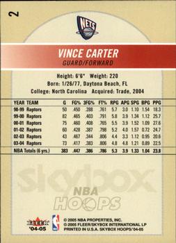 2004-05 Hoops - 002 | Vince Carter