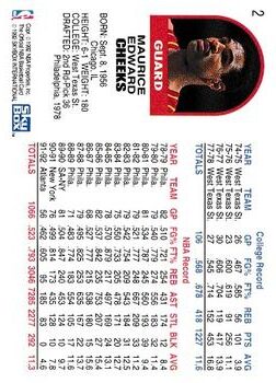 1992-93 Hoops - 002 | Maurice Cheeks