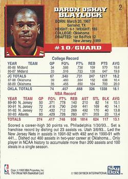 1993-94 Hoops - 002 | Mookie Blaylock