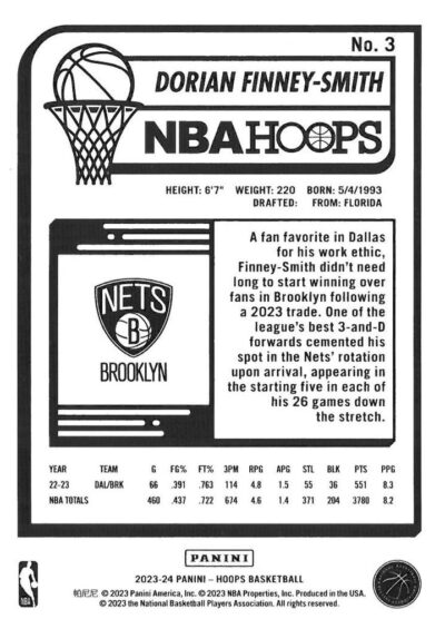 2023-24 Hoops - 003 | Dorian Finney-Smith