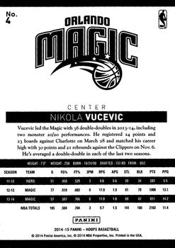 2014-15 Hoops - 004 | Nikola Vucevic