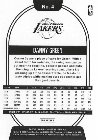 2020-21 Hoops - 004 | Danny Green