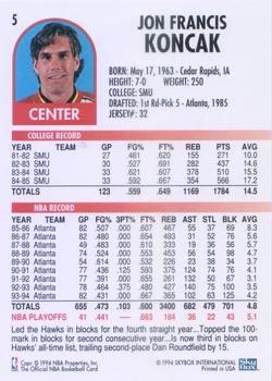 1994-95 Hoops - 005 | Jon Koncak