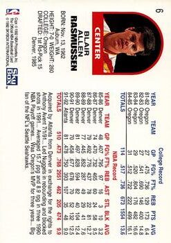 1992-93 Hoops - 006 | Blair Rasmussen