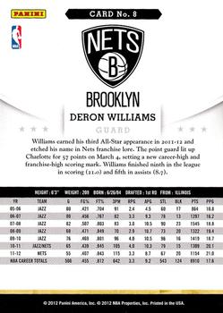 2012-13 Hoops - 008 | Deron Williams